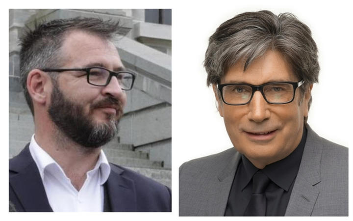 Jack Boyle, left, and Derek McCormack Photo: RNZ / Supplied