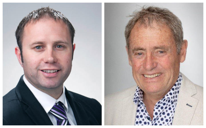 Councillors Yani Johanson, left, and Phil Mauger. Photo: Supplied / Christchurch City Council