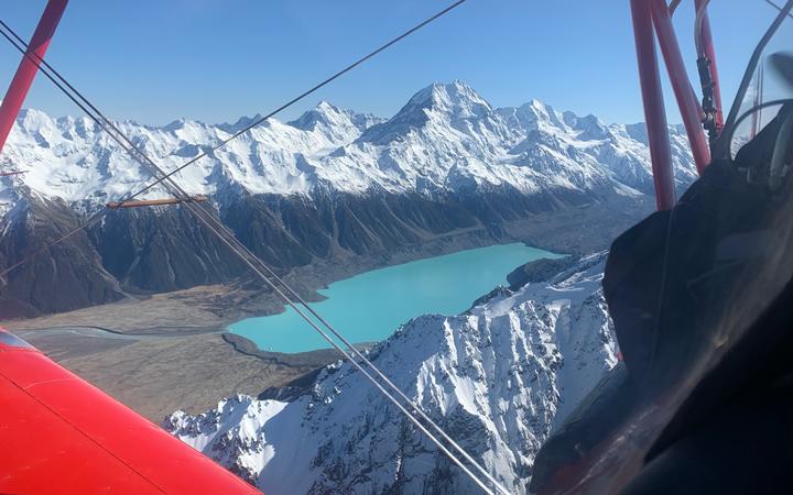 Aviation Adventures owner Chris Rudge says he was over Aoraki / Mt Cook at the exact same time as...