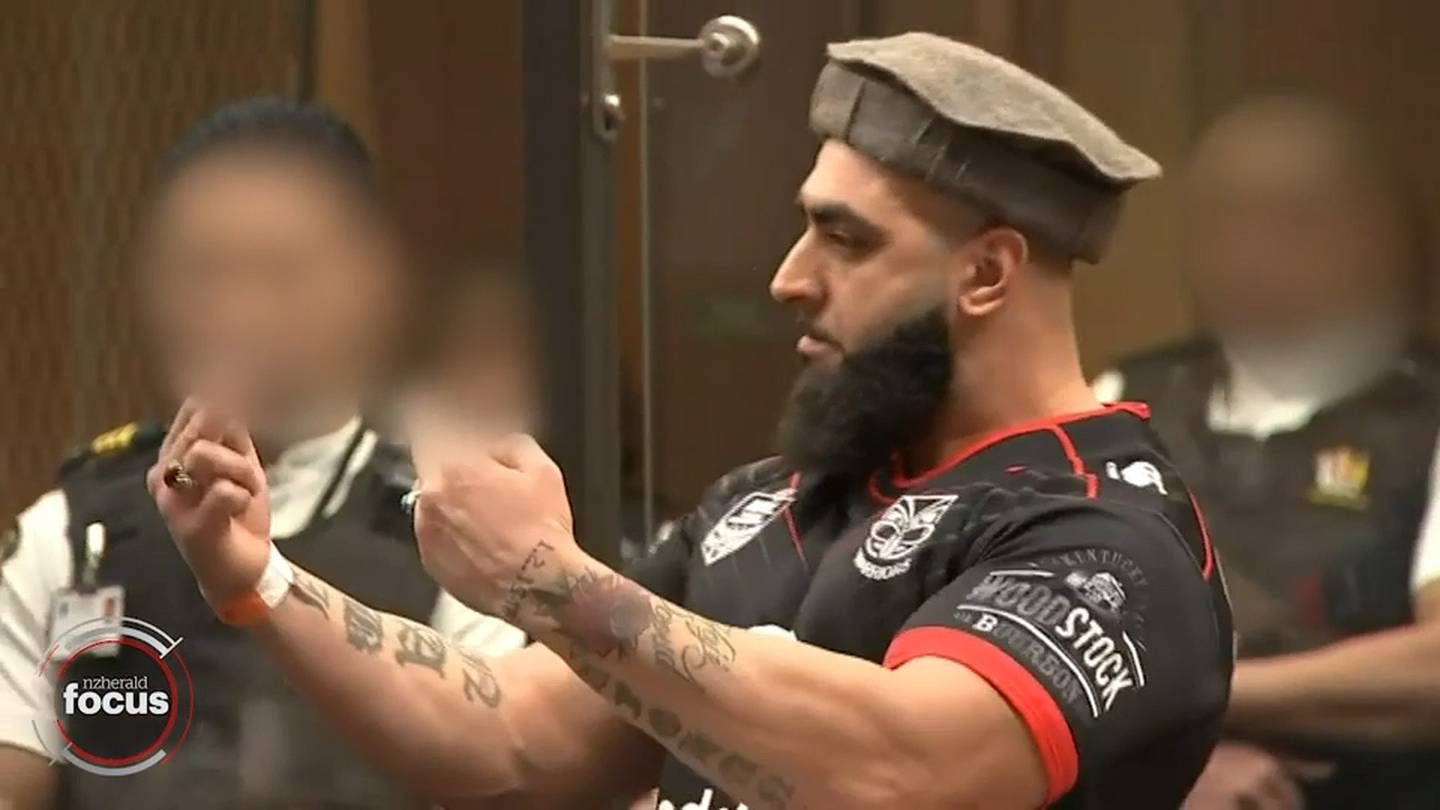Ahad Nabi during his statement in the High Court. Photo: NZ Herald Focus
