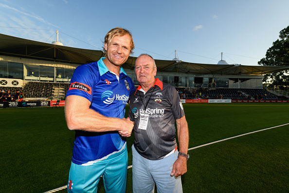 Sir Graham Henry and Scott Robertson will lead Team Rugby for the 2021 Black Clash. Photo: Getty...