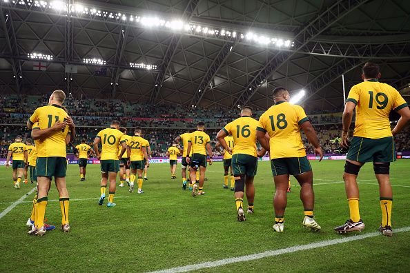 Quarantine regulations have been relaxed allowing the Wallabies to train all together when they...