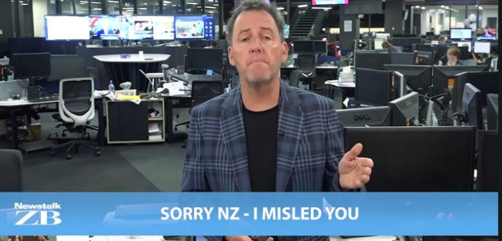 Mike Hosking in 2018 - hitting back at the broadcasting watchdog. Photo: screenshot via RNZ