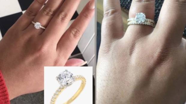 Greer Perenara has posted an image of the jewellery which was misplaced during labour. Photo:...