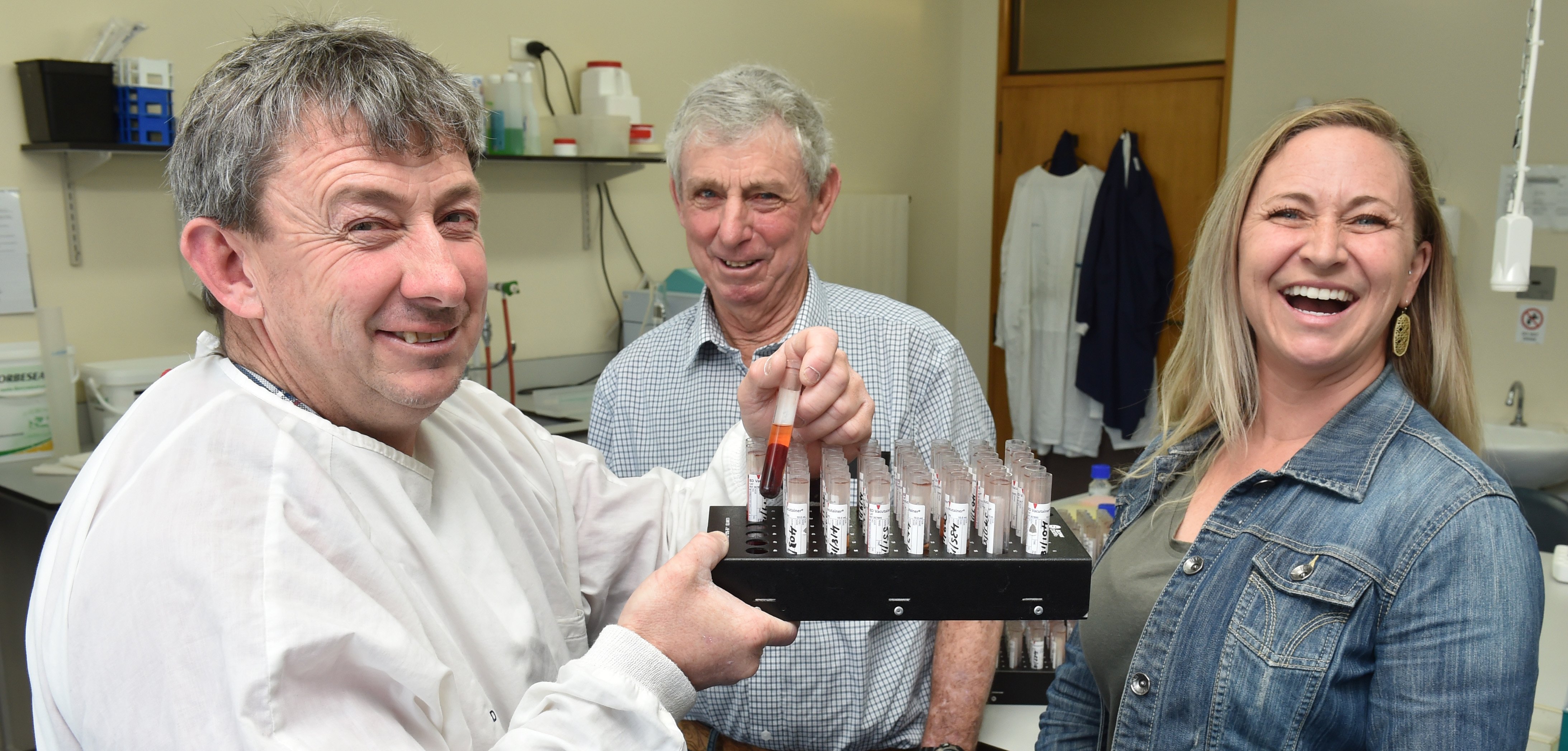 Simon (left) and Graeme Liggett, along with Sara Ferguson, are the new owners of Invermay-based...