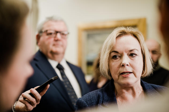 National leader Judith Collins. Photo: RNZ / Dom Thomas