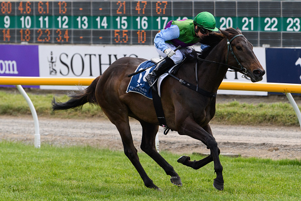 Rosie Myers at Riccarton Park Racecourse in 2018. Photo: Getty Images