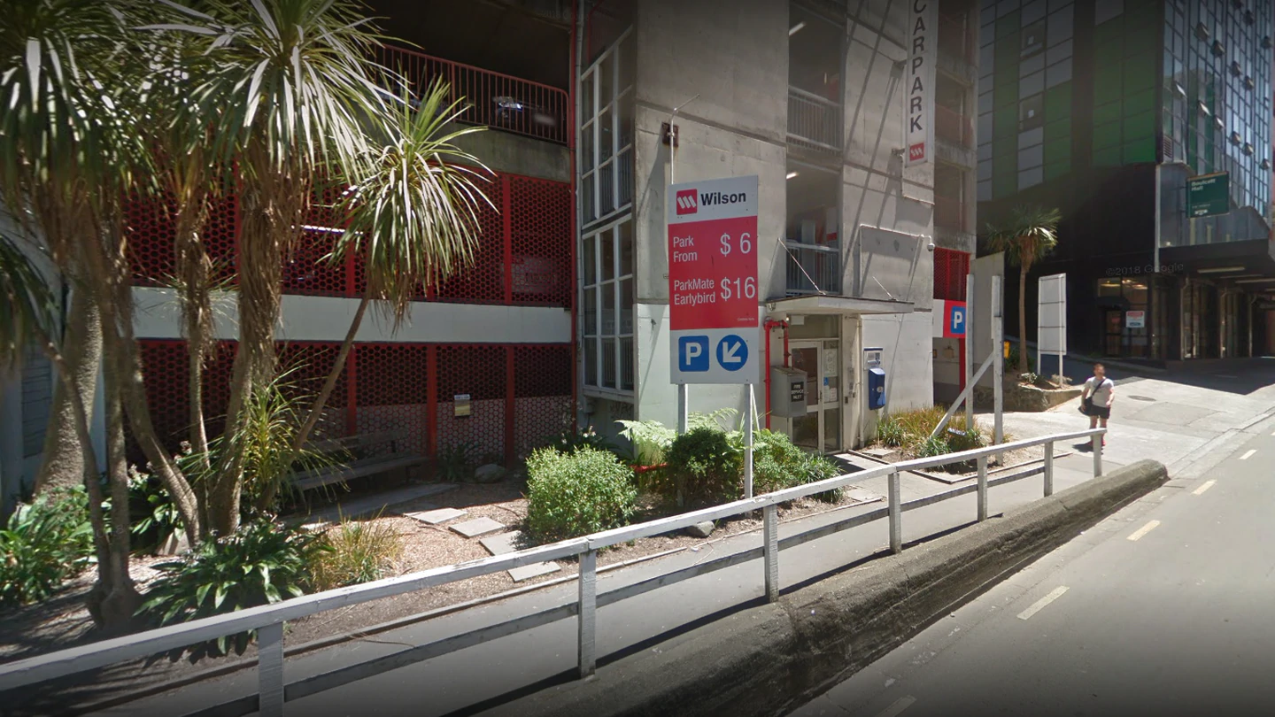 The Wilson-operated carpark in Boulcott St. Photo: NZ Herald 