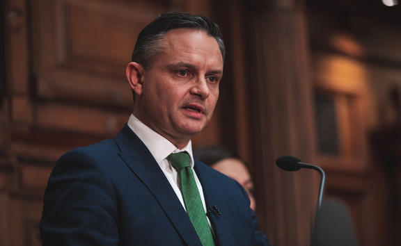 Green Party co-leader James Shaw. Photo: RNZ