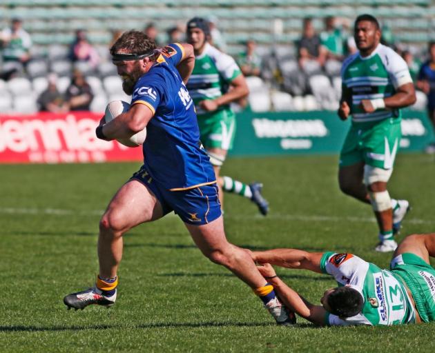 Liam Coltman on the charge for Otago against Manawatu recently. PHOTO: GETTY IMAGES