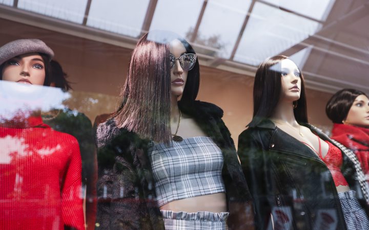 Mannequins at Glassons, one of the top ranking chains. Photo: RNZ