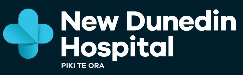 The New Dunedin Hospital logo will be registered as a trademark.