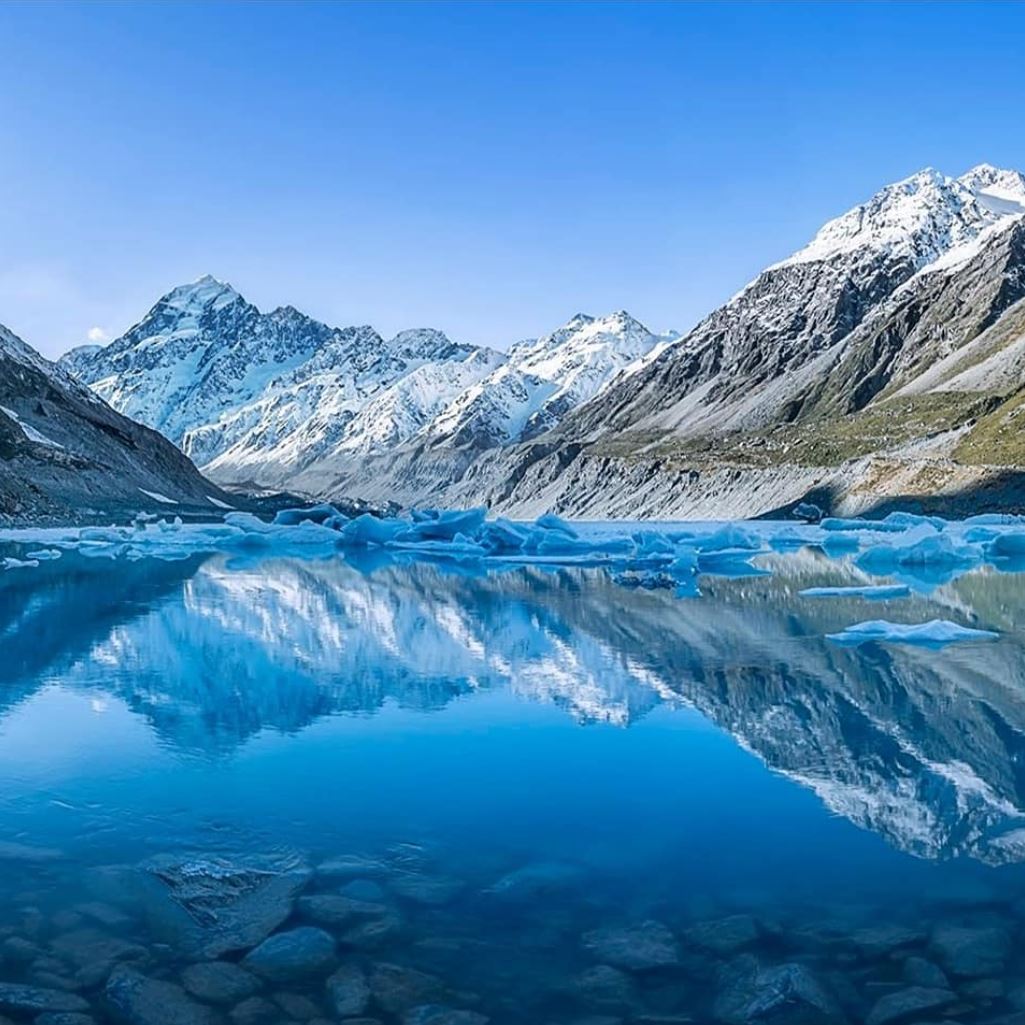 The winning photo, 'Hooker Lake', was taken by Darren Patterson, of Christchurch, at the end of...