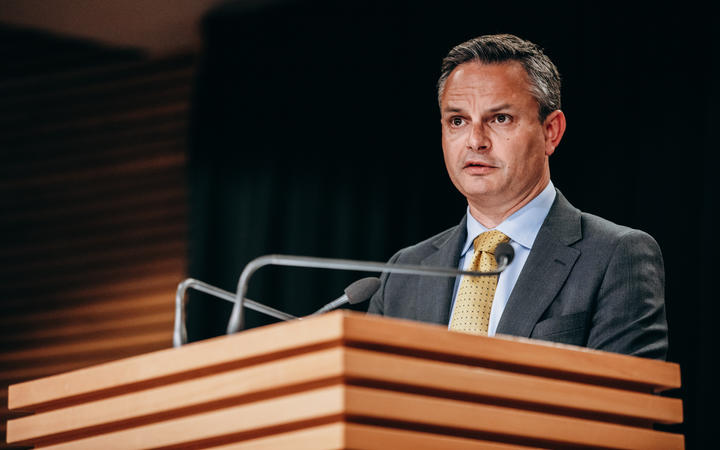 Green Party co-leader James Shaw. Photo: RNZ /Dom Thomas