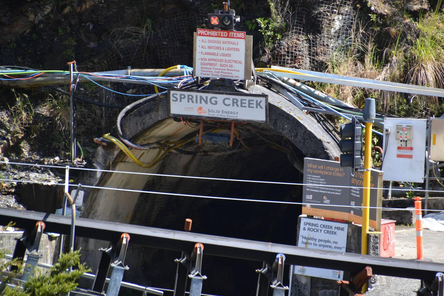 The Spring Creek mine, pictured in 2017. Photo: Greymouth Star