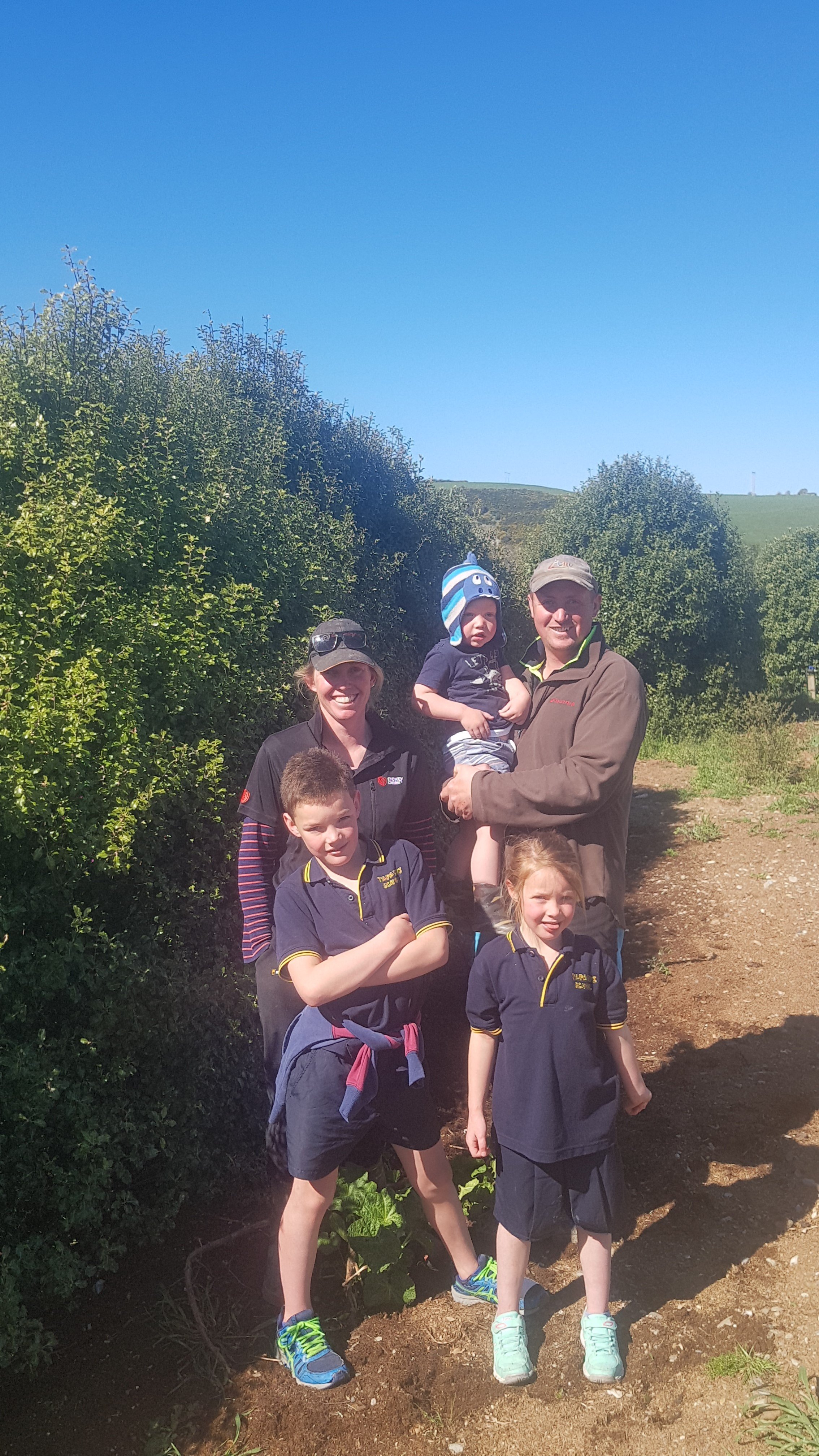 Dairy farmers Georgie and Adam McCall, of Kelso, switched to once-a-day milking six years ago,...