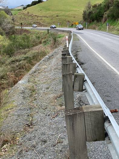 The Manuka Gorge, Round Hill, work site. Photo: NZTA