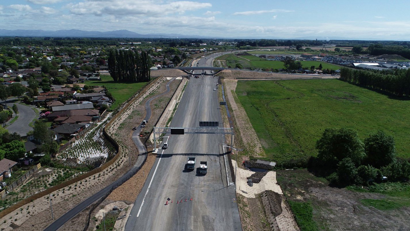 The Christchurch Northern Corridor. Photo: Newsline