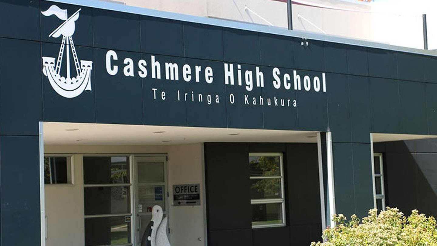 Cashmere High School. Photo: Supplied