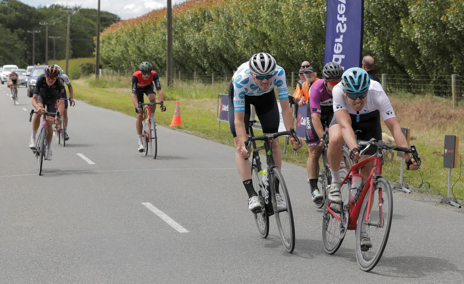 Canterbury University student Ollie Jones (Ridge Homes - third from right) finished fourth in...