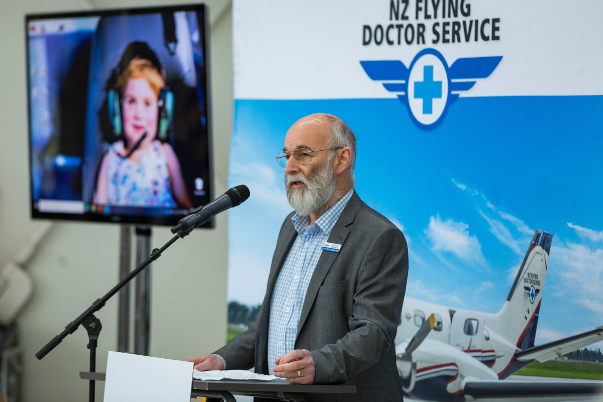 New Zealand Flying Doctor Trust chairman Dr David Bowie. Photo: NZFD