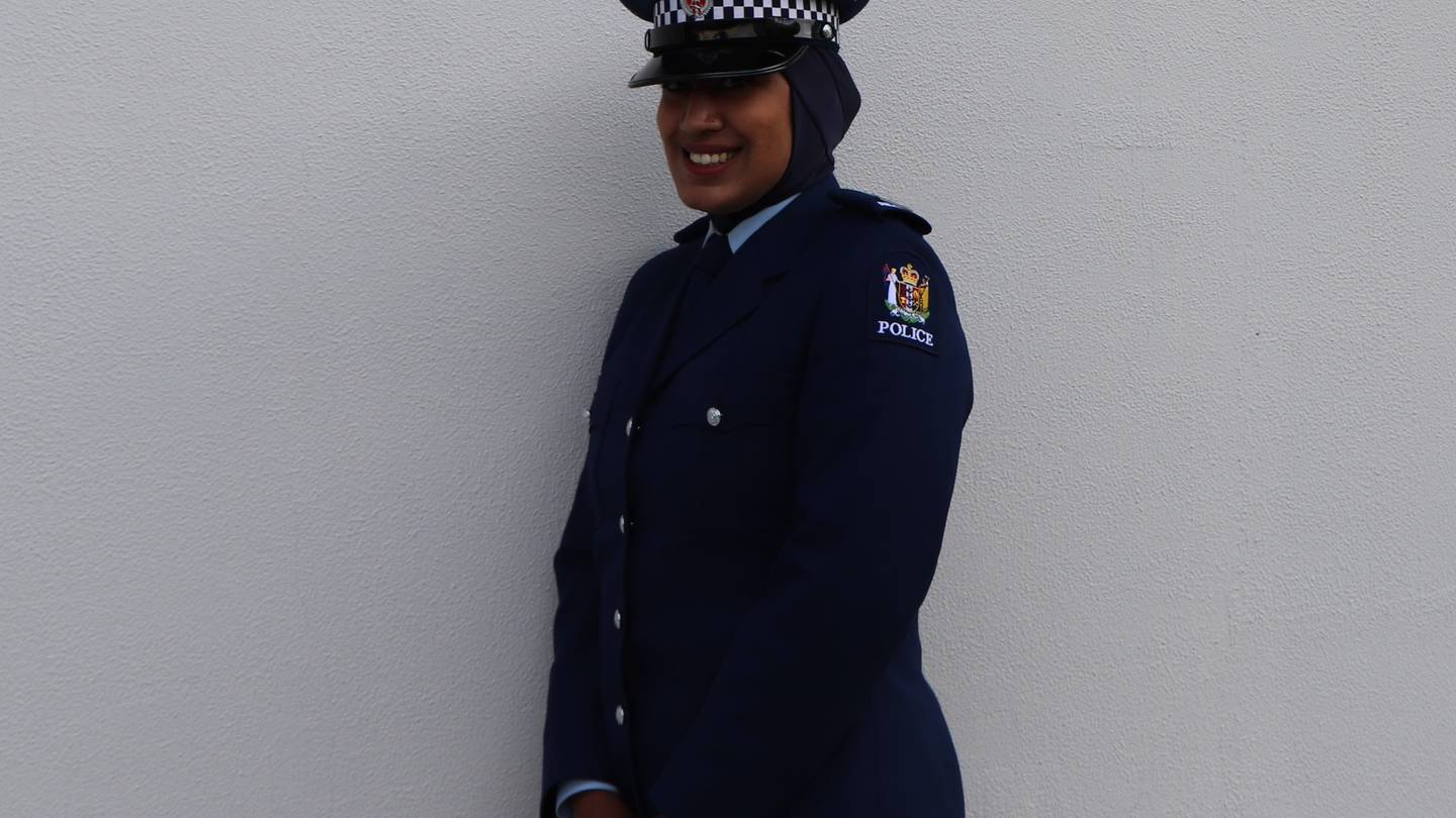 First officer. Police uniform New Zealand.