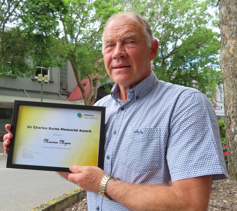 Maurice Myers has been managing his type 1 diabetes for more than 50 years. Photo: Ashburton Courier