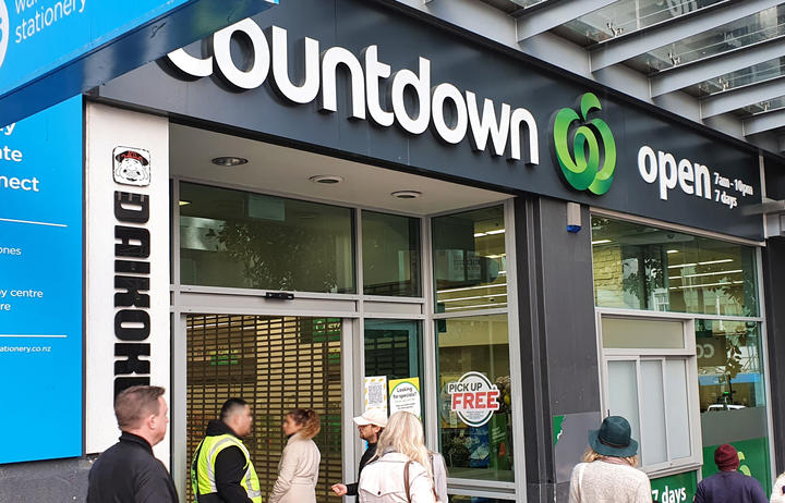 The Victoria Street Coundown in Auckland. Photo: RNZ