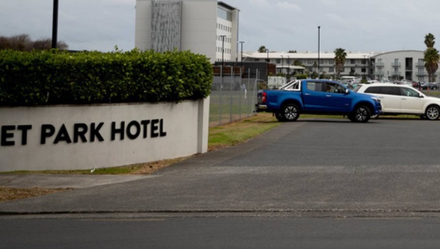 The infected person has been working at Auckland's quarantine facility at the Jet Park Hotel....