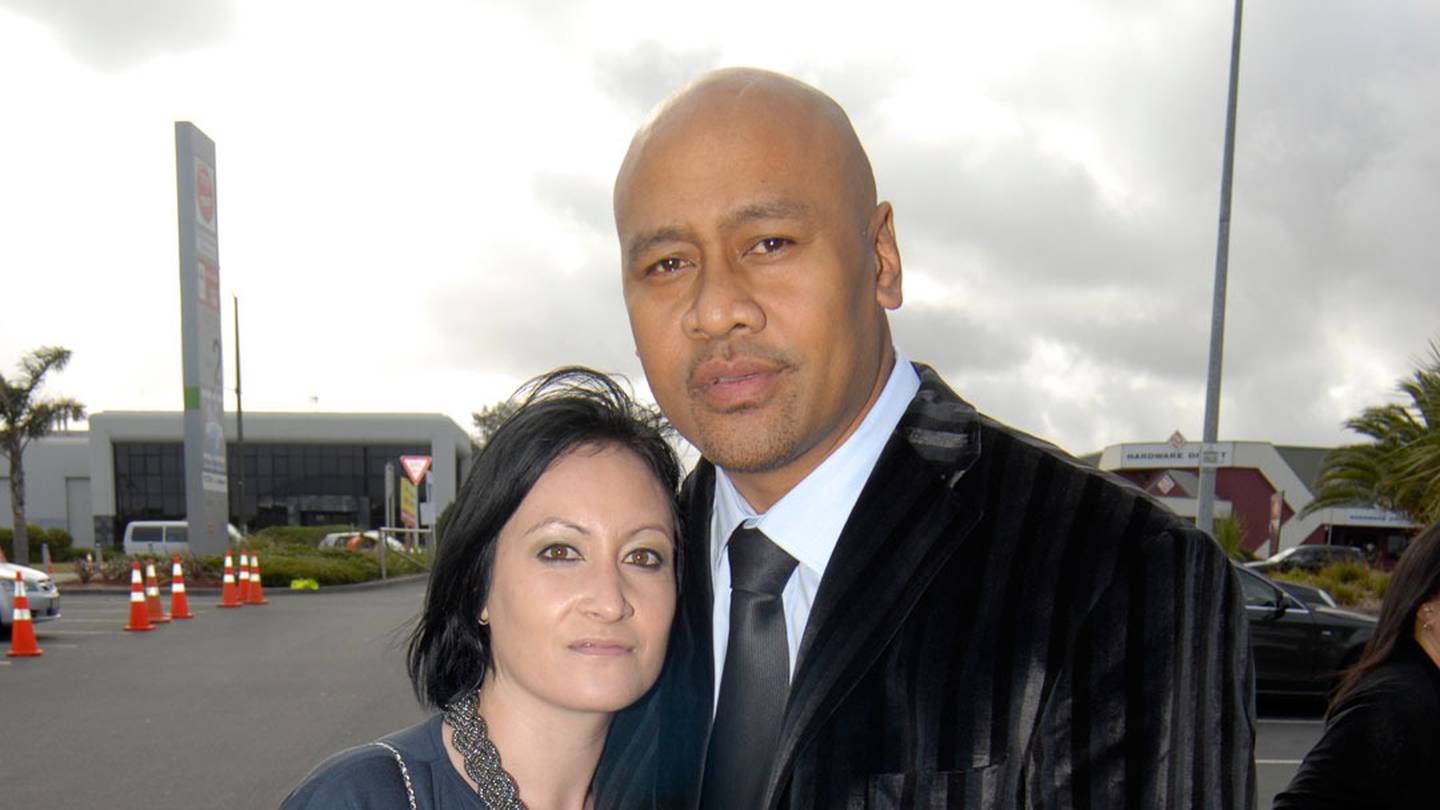 Jonah Lomu and wife Nadene in 2011. Photo: Michael Craig / NZH