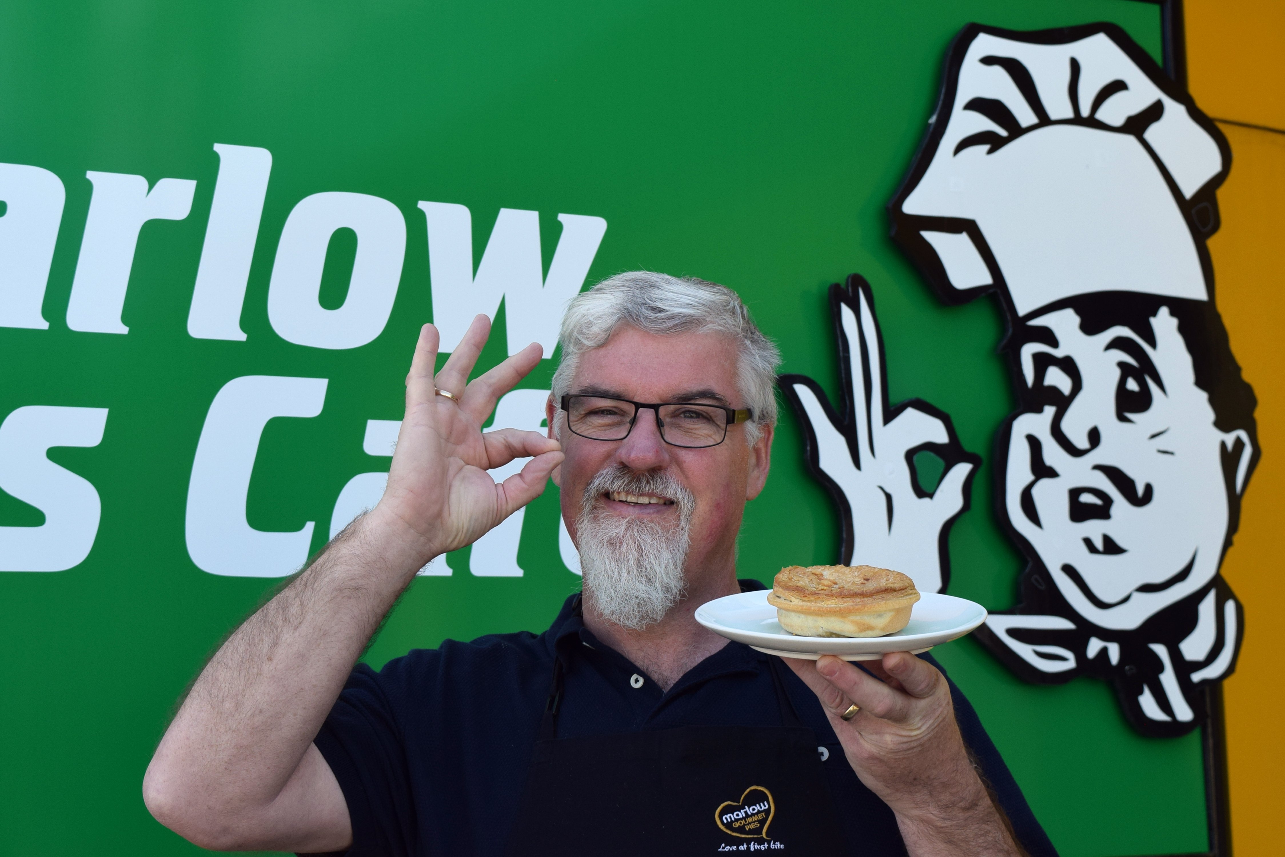 Marlow Pies Cafe owner Gary Magee bought the eatery in central Dunedin last month. PHOTO: SHAWN...