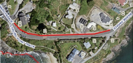 Map provided by NZTA