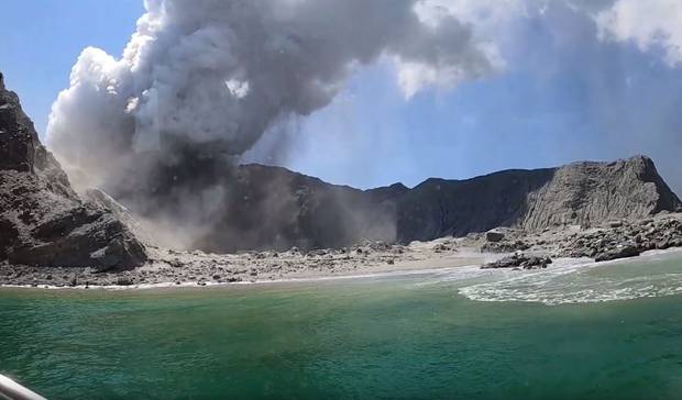 When the boat returned to the island, they were met with a ravaged landscape. Photo: Alessandro...