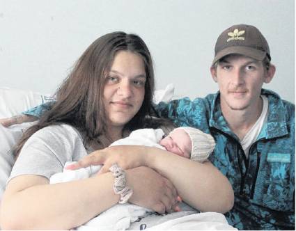 Tamara Bray and Tyler Reece welcomed their baby girl Sadie Reece yesterday at Southland Hospital....