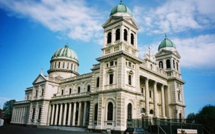 The cathedral before it suffered major earthquake damage. Photo: Heritage New Zealand