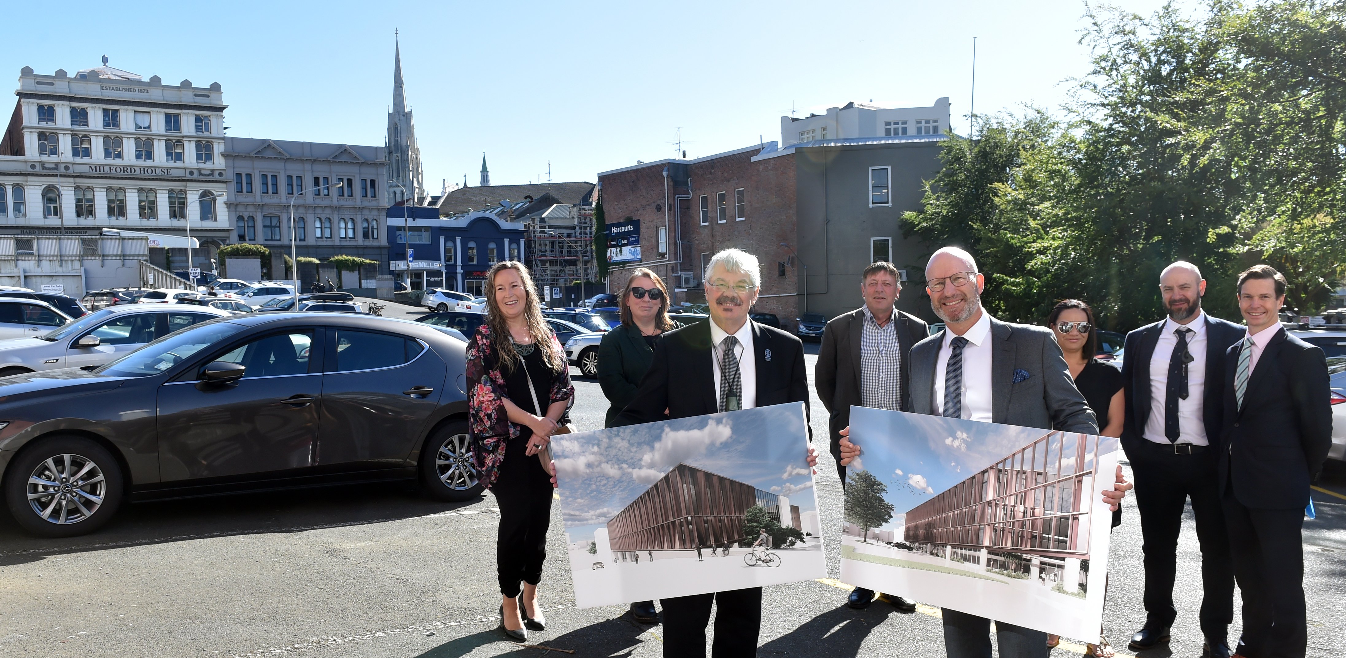 Ngai Tahu, local runaka and ACC representatives looking forward to seeing a new building at the...