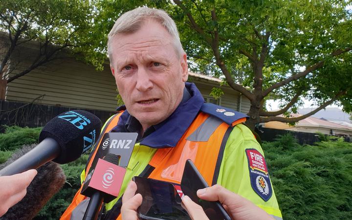 Area Commander for Fire and Emergency Dave Stackhouse. Photo: RNZ