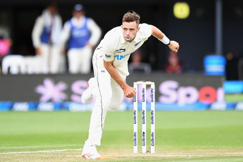 Tim Southee led the way for New Zealand in the first innings with 4-35. Photo: Getty 