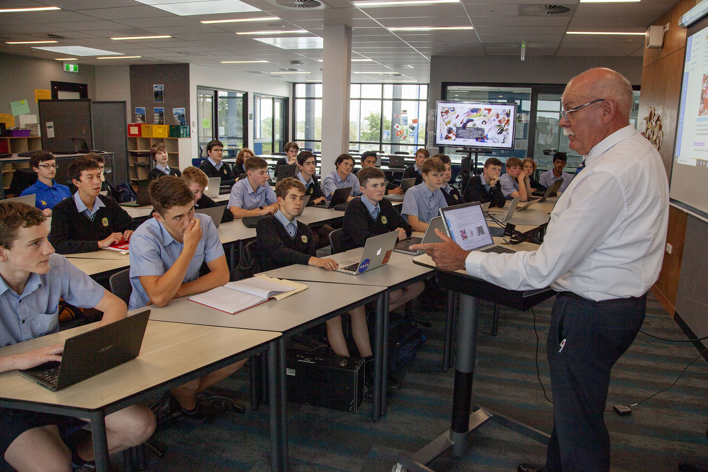 Career-long teacher Steve Garland ends his 42-year long tenure at Shirley Boys' High School next...