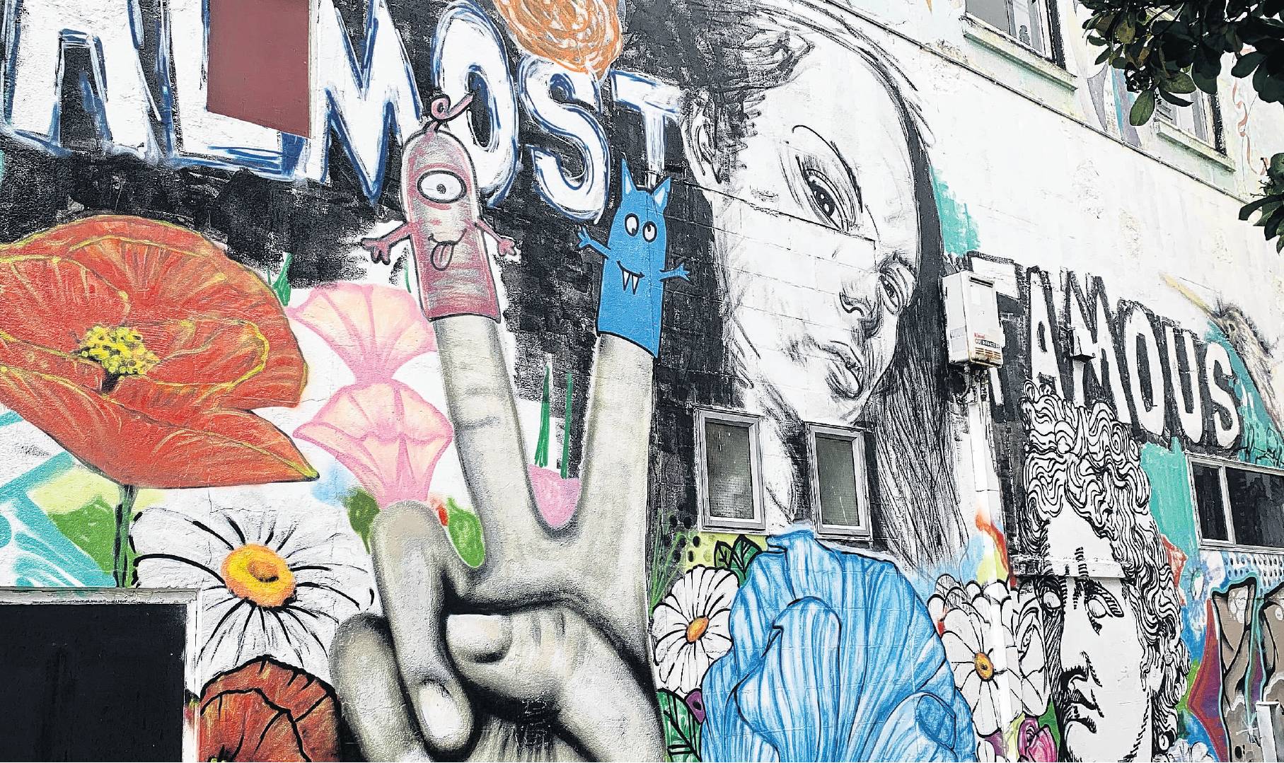 New Plymouth has a wealth of engaging street art. PHOTOS: LINDY DAVIS


