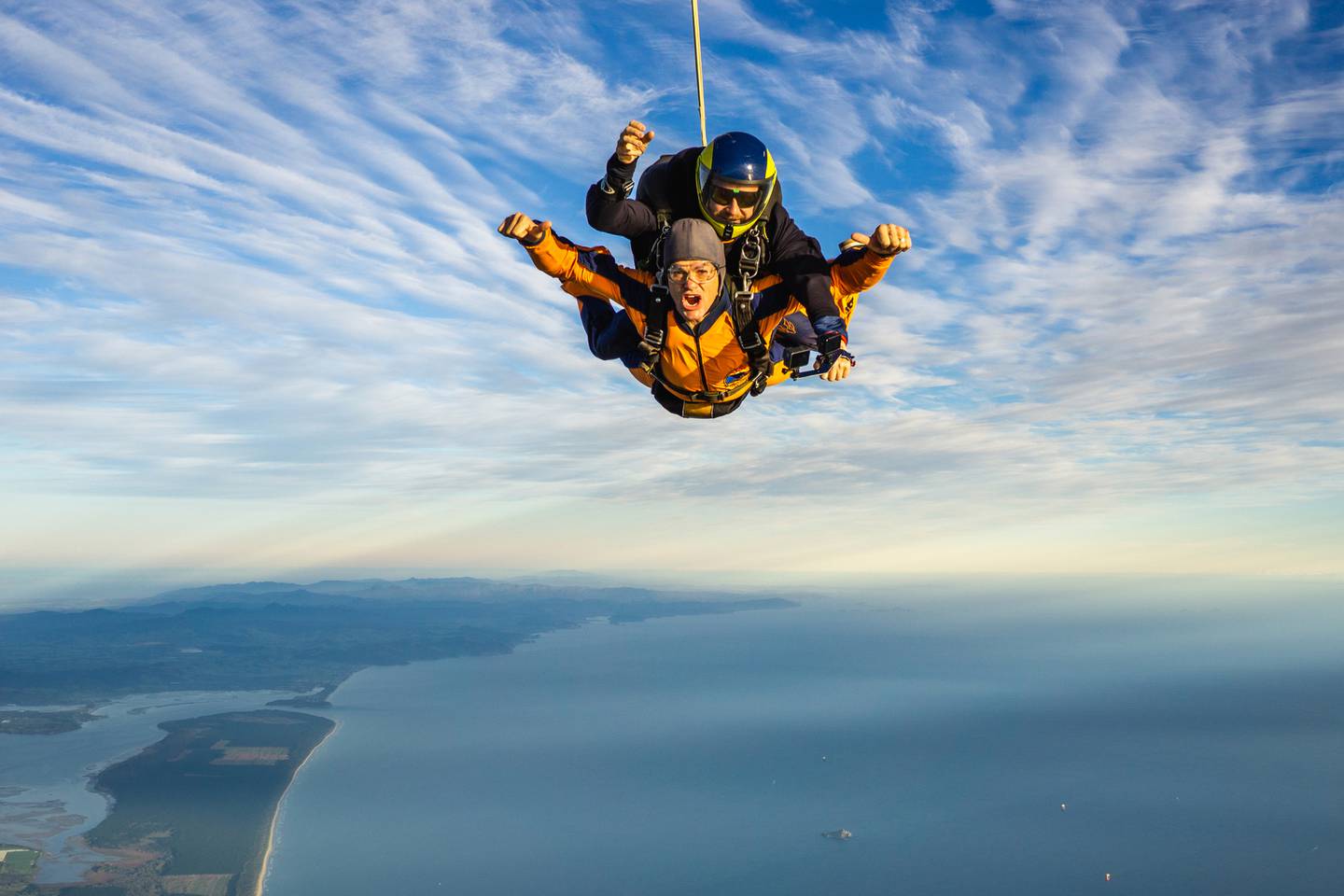 Richie McCaw completes his first ever skydive over Mt Maunganui. The jump took place to mark...