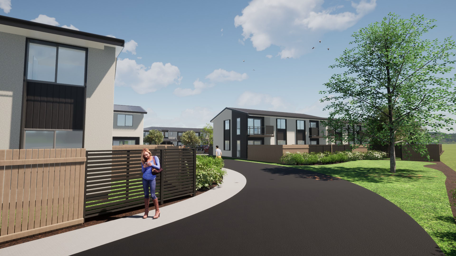 An artist’s impression of how the Coles Pl housing complex will look. Image: Supplied