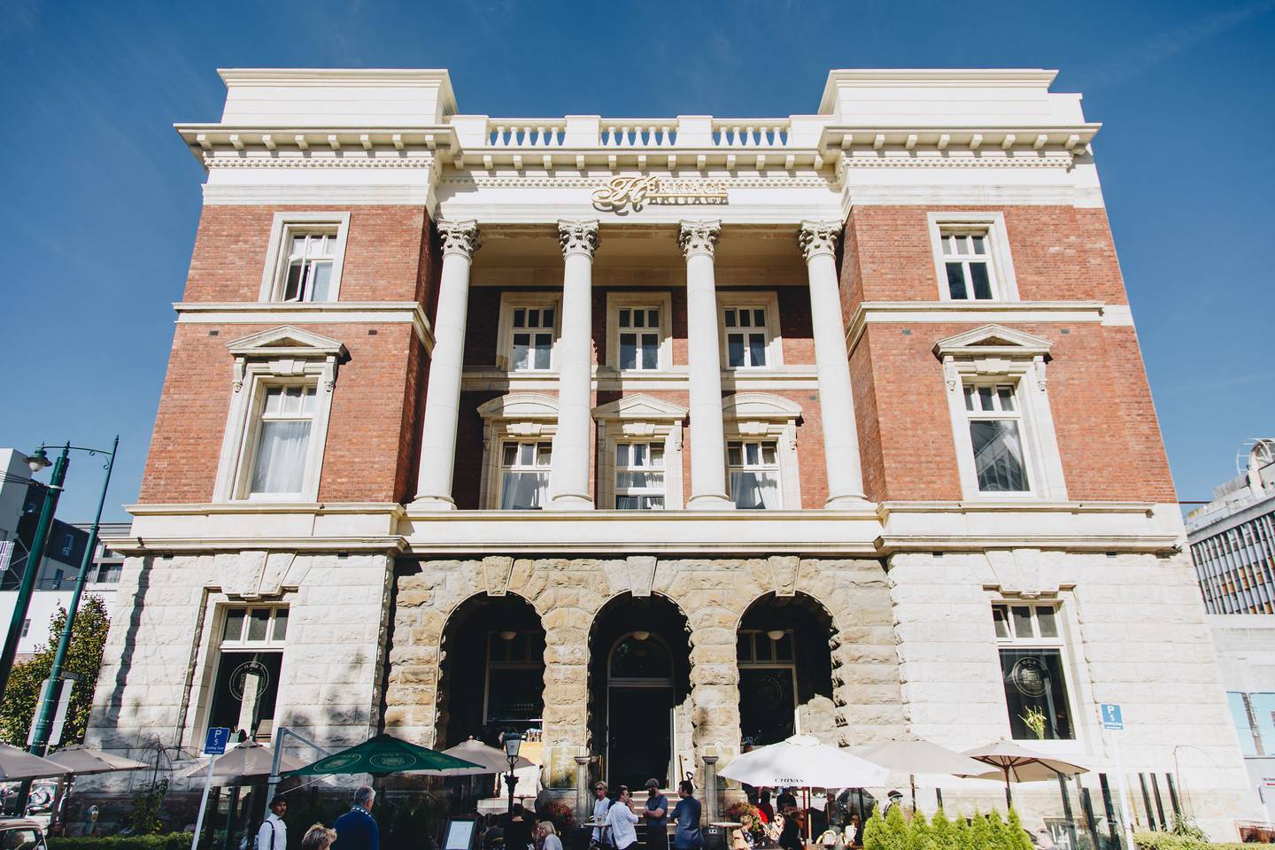 Christchurch's Old Government Building, now home to the Heritage Hotel and OGB bar. Photo: Nancy...