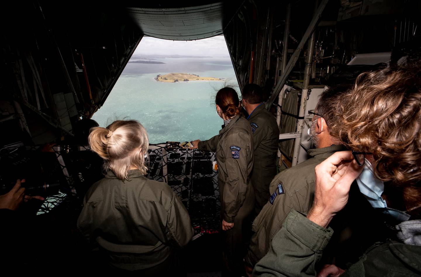 The teachers' search and rescue mission took them to a site at sea in the Hauraki Gulf. Photo:...