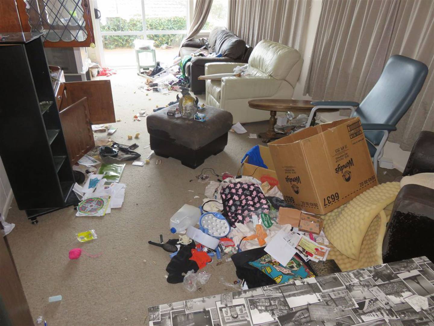 Damage to Ron Goodwin's property at Stanmore Bay last decade. Photo: Supplied via NZH