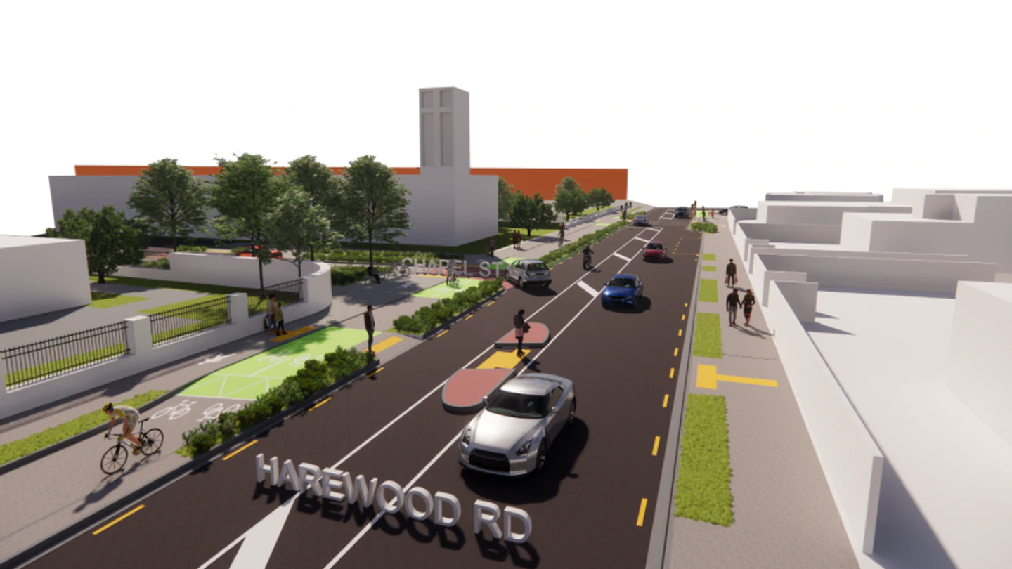 The cycleway will run through Papanui. Photo: Supplied