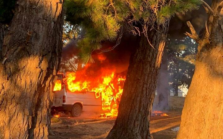 A couple travelling New Zealand in a freedom camper they converted themselves have “lost...