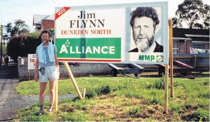 Prof Flynn also stood for the Alliance in Dunedin North. PHOTO: SUPPLIED