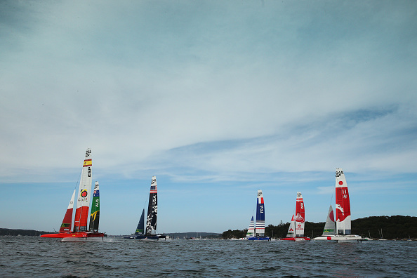 SailGP teams competing during the Sydney event last year. Photo: Getty Images