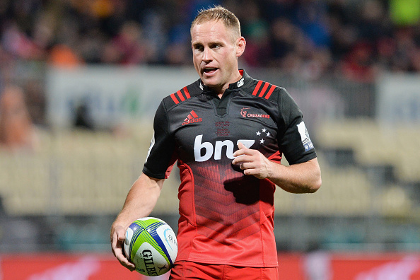 Andy Ellis running out for the Crusaders in 2016. Photo: Getty Images